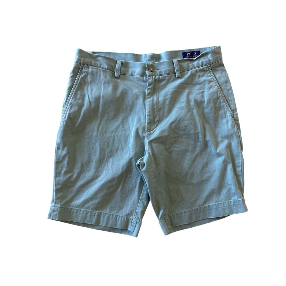 Polo Ralph Lauren Mens 32 Sea Mist Green Cotton Chino Shorts